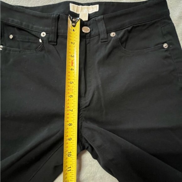 Michael Kors Black Stretch Flared Leg Pants - Tall - Picture 12 of 14